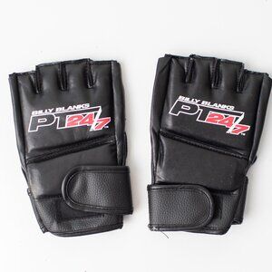 Billy Blanks PT 24/7 Black Fingerless Training Gloves – Martial Arts Fitness MMA
